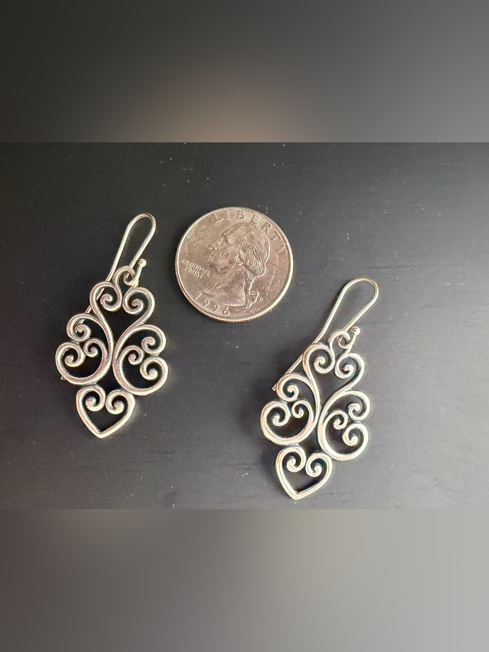James Avery Jubilant Heart Dangle Earrings